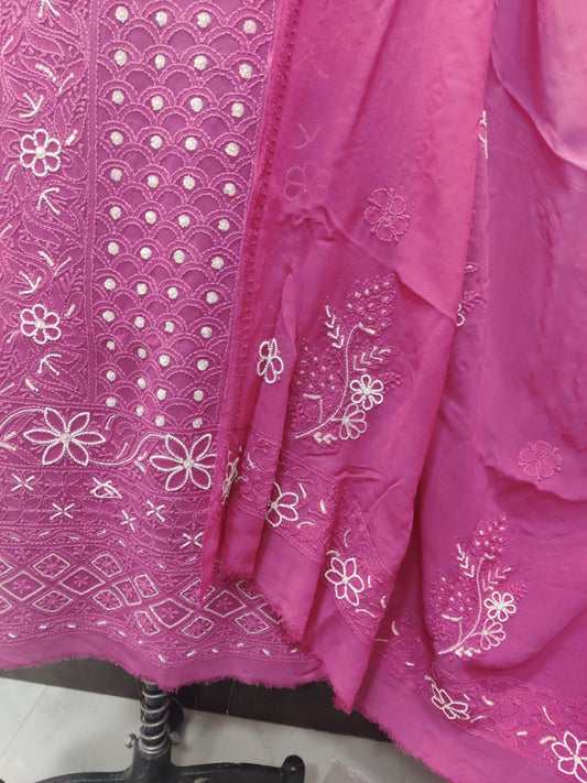 Mystique Mauve Viscose Suit Set – Where Heritage Meets Poetic Elegance