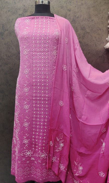 Mystique Mauve Viscose Suit Set – Where Heritage Meets Poetic Elegance