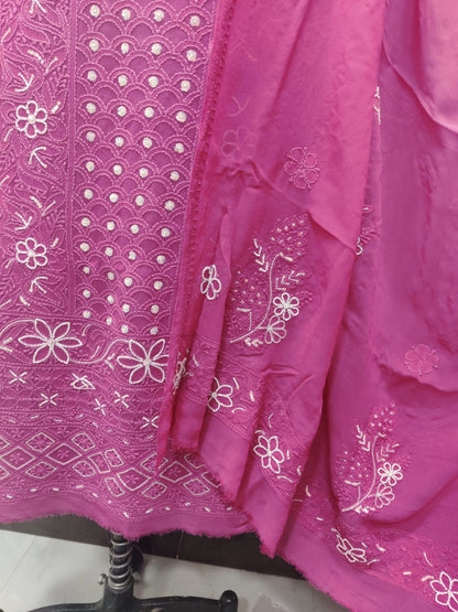 Mystique Mauve Viscose Suit Set – Where Heritage Meets Poetic Elegance